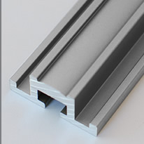 Aluminum Extrusion With Satin Finish for Glass Front Niches