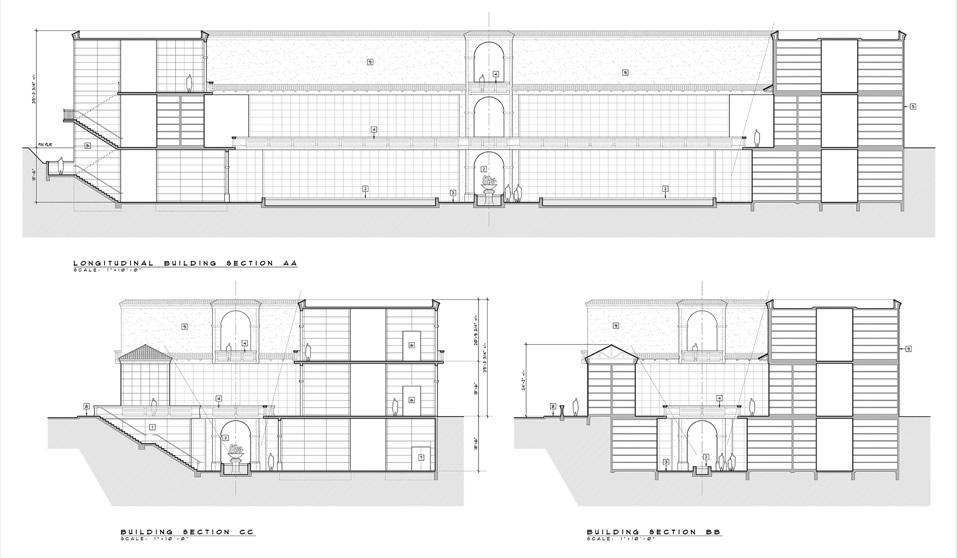 Sample Mausoleum Building Design Section and Crypts by CMC